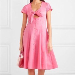Staud pink alice dress